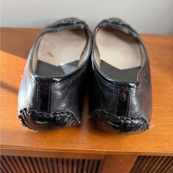 Michael Kors Black Women's 10 Flats Loafers Leather - Picture 4 of 7